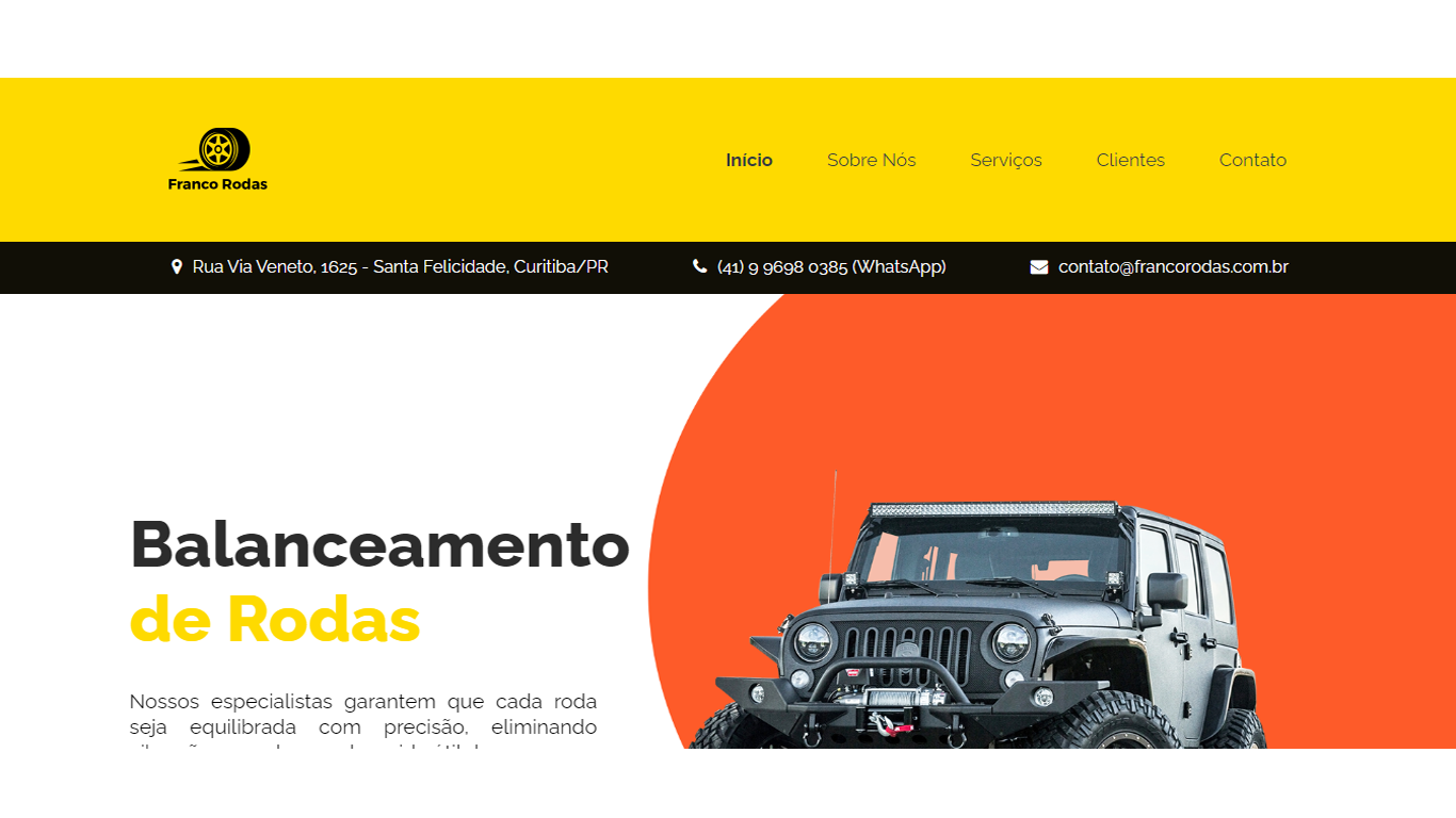 Criação de Site Franco Rodas